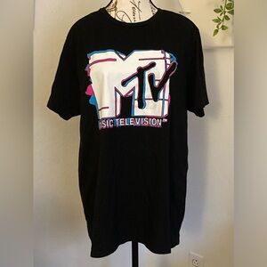 Black MTv tshirt unisex